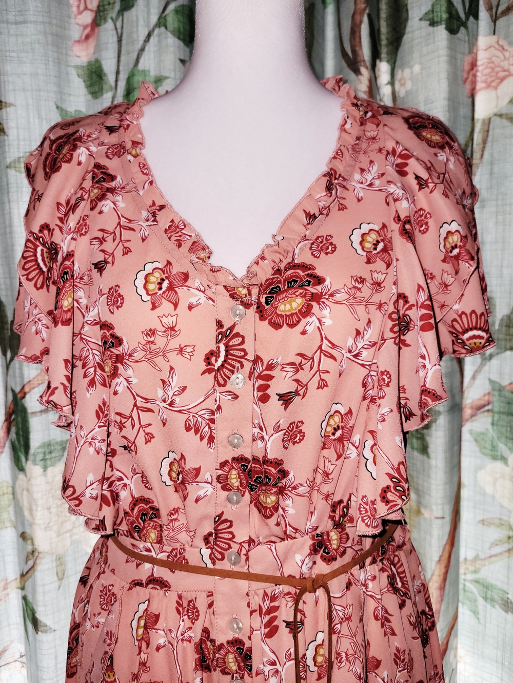 FRYE AND CO. Pink Floral Dress